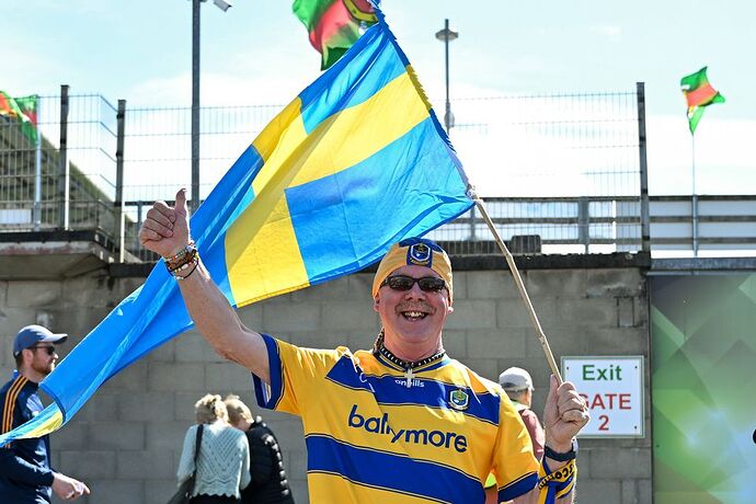 Roscommon fan Paddy Joe Burke before the Connacht semi-final victory over Mayo at Hastings Insurance MacHale Park in Castlebar. Photo: Paul Phelan/Sportsfile