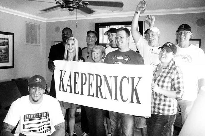 The Kaepernick family in Turlock, before the NFL. “He was always very cordial, but he was always very introverted,” says the journalist who broke the national anthem story. “But then—wow, this is different.”