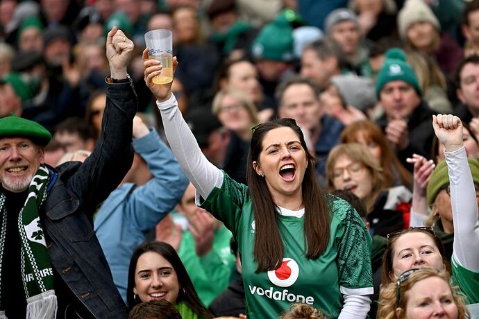 Premium tickets for Ireland’s Six Nations clash with Scotland this year cost up to €185. Photo: Ramsey Cardy/Sportsfile