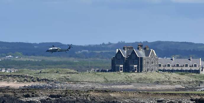 Doonbeg, with its strong community and glorious sea views, can survive without the opportunist who snapped it up for a bargain €15 million when the Irish economy was in the doldrums. Photograph: Charles McQuillan/Getty Images
