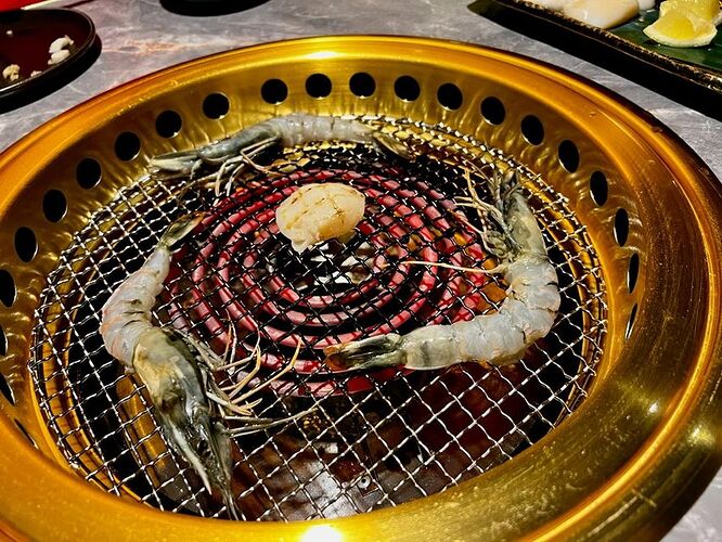 Prawns and scallop. Photo: Lucinda O'Sullivan