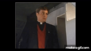 Father Dougal - Red Button on Make a GIF